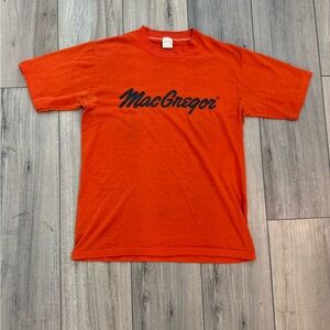 Vintage Macgregor Sporting Goods Shirt Made In USA Single Stitch Size Medium